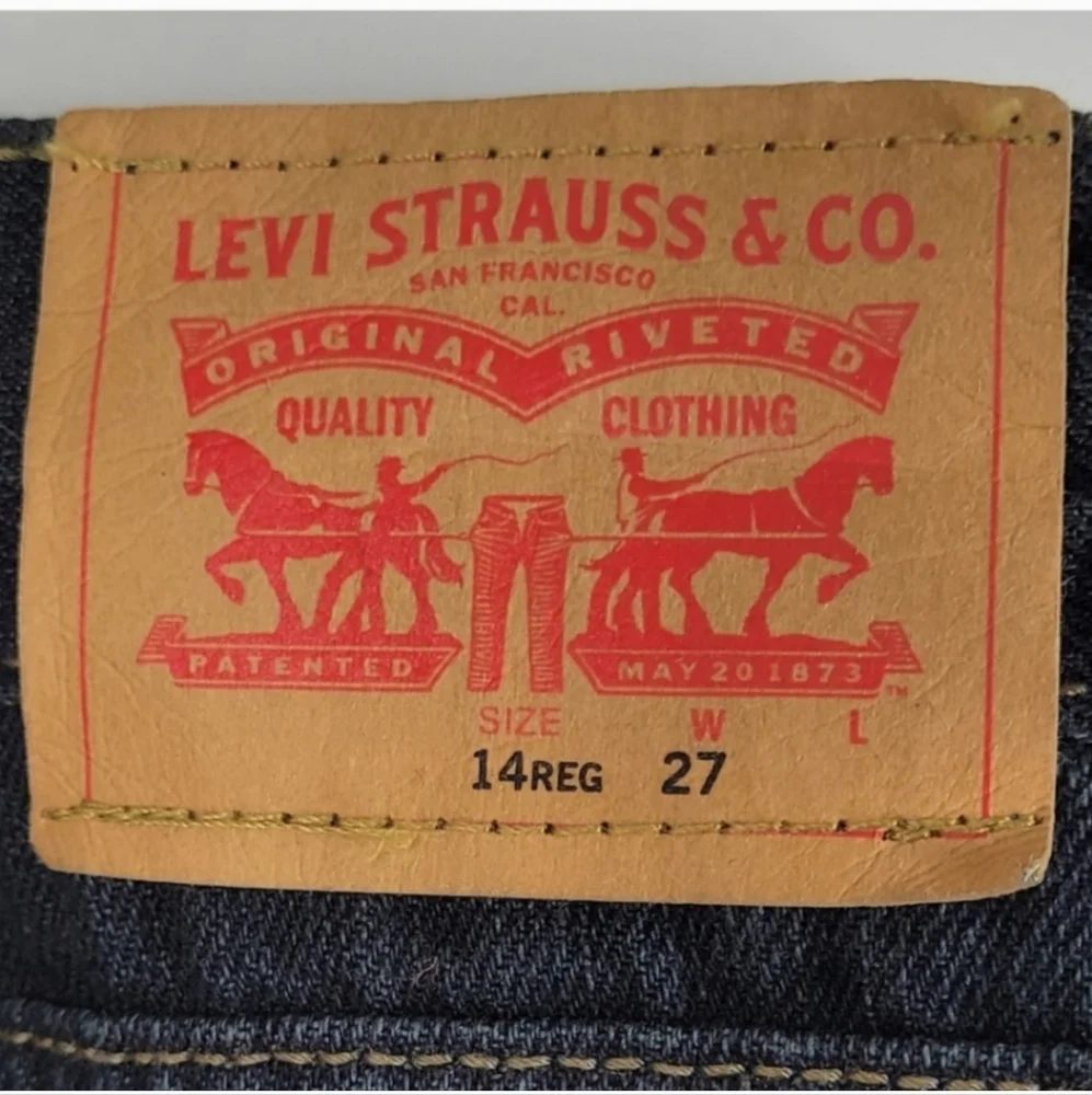 LEVI'S Vintage Bermuda Denim Jean Shorts Size 14